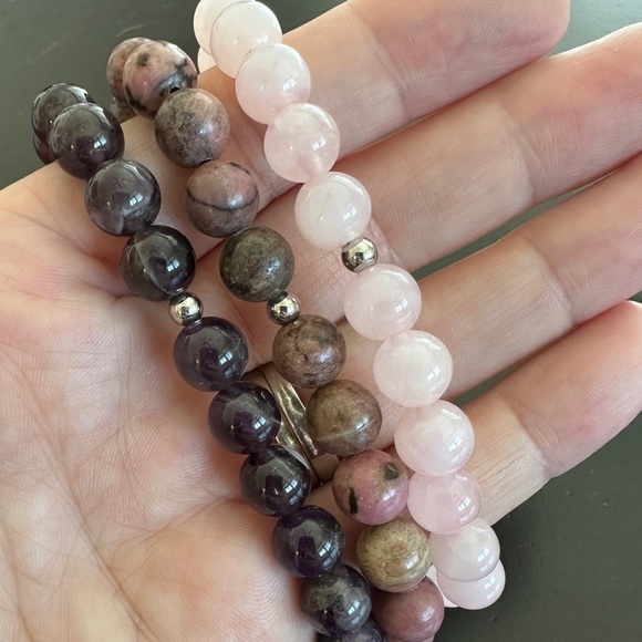 3 beaded stretch bracelet set by Jay King - Picture 5 of 11